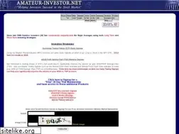 Sites similar to amateur-investor.net