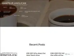 Sites similar to amateuranglican.com