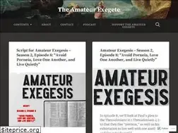 Sites similar to amateurexegete.com