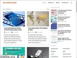 Sites similar to amatirkode.blogspot.com