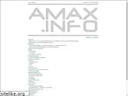 Sites similar to amax.info
