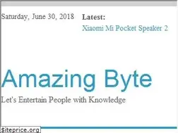 Sites similar to amazingbyte.com