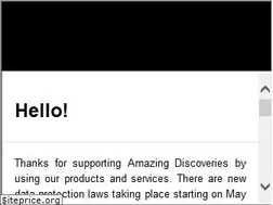 Sites similar to amazingdiscoveries.org