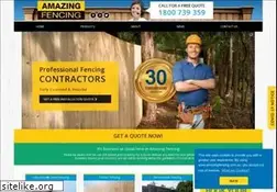 Sites similar to amazingfencing.com.au