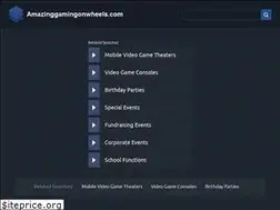 Sites similar to amazinggamingonwheels.com