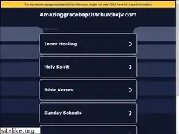 Sites similar to amazinggracebaptistchurchkjv.com