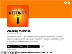 Sites similar to amazingmeetings.org