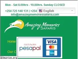 Sites similar to amazingmemoriessafaris.com