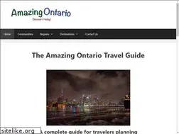 Sites similar to amazingontario.com