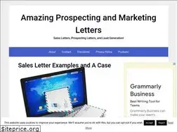Sites similar to amazingprospectingletters.com