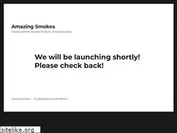 Sites similar to amazingsmokes.com