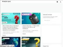 Sites similar to amazonquiz2020f.blogspot.com