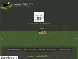 Sites similar to amazonwildlifeperu.com