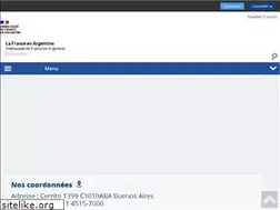 Sites similar to ambafrance-ar.org