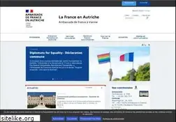 Sites similar to ambafrance-at.org