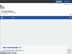 Sites similar to ambafrance-es.org