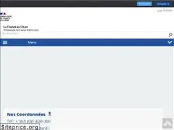 Sites similar to ambafrance-lb.org