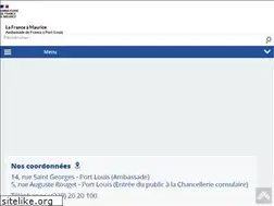 Sites similar to ambafrance-mu.org