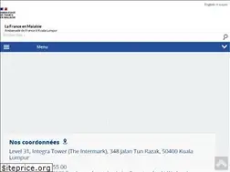 Sites similar to ambafrance-my.org