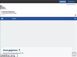 Sites similar to ambafrance-nl.org