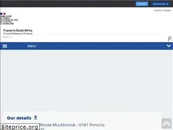 Sites similar to ambafrance-rsa.org