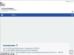 Sites similar to ambafrance-sg.org