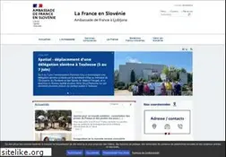 Sites similar to ambafrance-si.org
