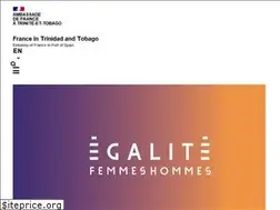 Sites similar to ambafrance-tt.org