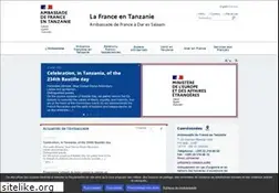 Sites similar to ambafrance-tz.org