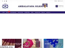 Sites similar to ambalavanasilks.com