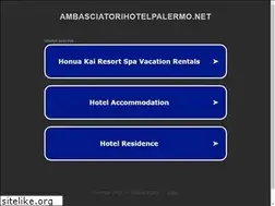 Sites similar to ambasciatorihotelpalermo.net