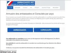 Sites similar to ambassades.net