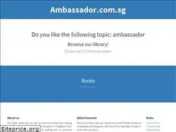 Sites similar to ambassador.com.sg