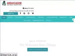 Sites similar to ambassadoranimalgreenville.com