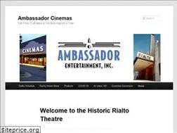 Sites similar to ambassadorcinemas.com