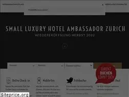 Sites similar to ambassadorhotel.ch