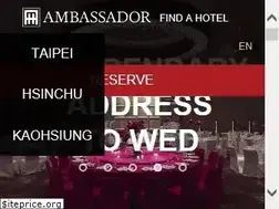 Sites similar to ambassadorhotel.com.tw