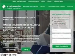 Sites similar to ambassadorpropertyaustin.com