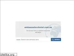 Sites similar to ambassadorshotel.com.au