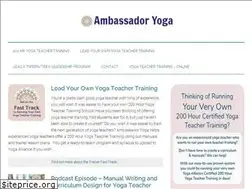 Sites similar to ambassadoryoga.com