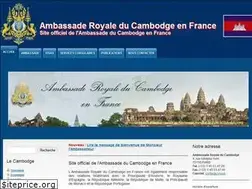 Sites similar to ambcambodgeparis.info