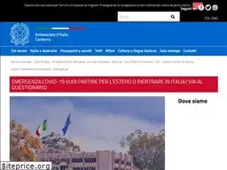 Sites similar to ambcanberra.esteri.it