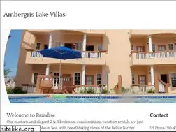 Sites similar to ambergrislakevillas.com
