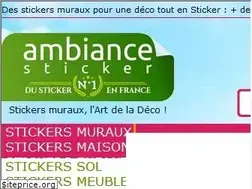 Sites similar to ambiance-sticker.com