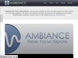 Sites similar to ambianceapp.com