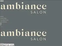 Sites similar to ambiancesalon.com