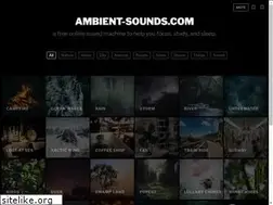 Sites similar to ambient-sounds.com