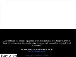 Sites similar to ambient.church