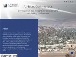 Sites similar to ambientcommunities.com