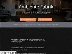 Sites similar to ambiente-fabrik.de